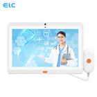 Άσπρη αρρενωπή ψηφιακή ταμπλέτα 250cd/m2 RK3288 RK3568 συστημάτων σηματοδότησης 11 για τα γραφεία γιατρών