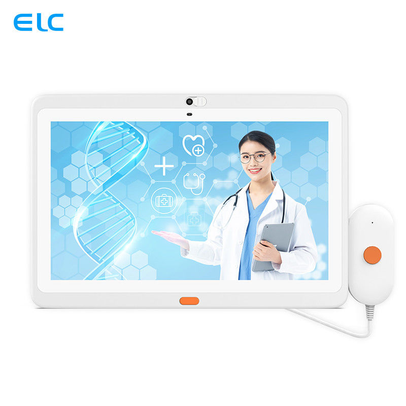 Άσπρη αρρενωπή ψηφιακή ταμπλέτα 250cd/m2 RK3288 RK3568 συστημάτων σηματοδότησης 11 για τα γραφεία γιατρών