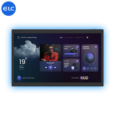15.6 ίντσες έξυπνο σπίτι δωρεάν POE LCD οθόνη Full HD οθόνη με RK3566 Bluetooth 5.3
