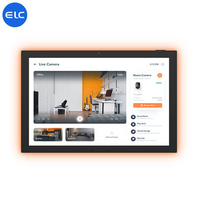 10.1 ίντσες δωρεάν POE Tuya Smart Home Tablet Προϊόντα με LED Light Bar
