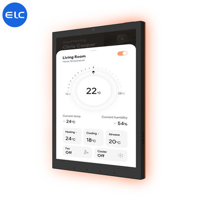 RJ45 με POE Smart Home Tablet 10 σημεία χωρητικό πάνελ αφής με Zigbee Matter