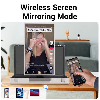 ELC PackGo χαρτοφύλακα Smart TV 27 ιντσών φορητή 4K HD οθόνη αφής Smart TV