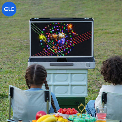 Εικονική οθόνη ELC PackGo Voice Control Remote Smart TV Φορητή τηλεόραση HD Tablet
