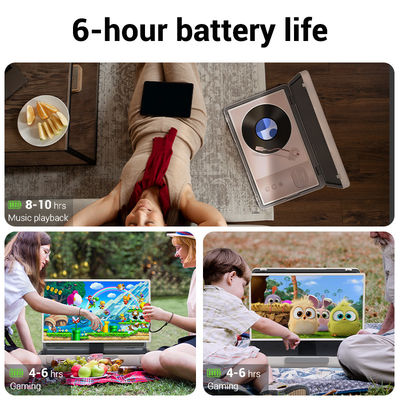 Εικονική οθόνη ELC PackGo Voice Control Remote Smart TV Φορητή τηλεόραση HD Tablet