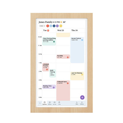 21' Wholesale Smart Home Products Bluetooth 5.3 Ultra-thin Touch Screen Tablet WiFi 6 με Mu-MIMO για ημερολόγιο