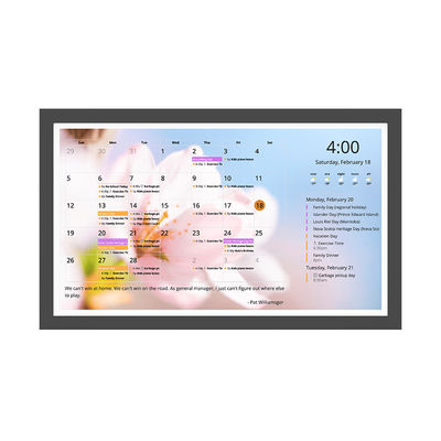 32' Android Tablet WiFi 6 Ultra-Narrow Frame για έξυπνο σπίτι Ψηφιακό ημερολόγιο