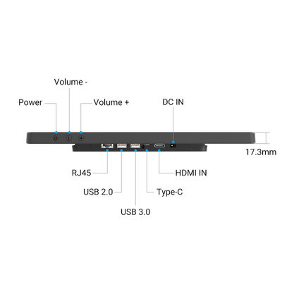 24' υψηλής απόδοσης Ταμπλέτες Ταμπλέτα με Ultra-thin Standard WiFi 6 με Mu-MIMO για εμφάνιση χρονοδιαγράμματος ημερολογίου