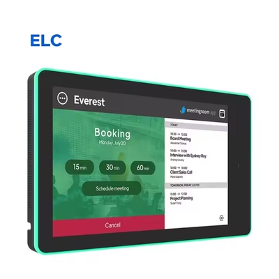 10 ιντσών επιτοίχια Android Tablet για συσκέψεις με LED Light Bar