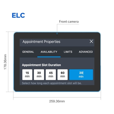 10,1 ιντσών Android Tablet για αίθουσες συσκέψεων με POE και LED Light Bar