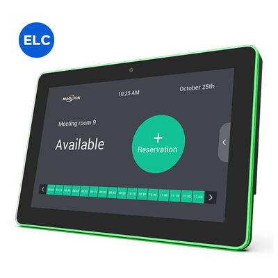 Android 11 Εικονική οθόνη ψηφιακή σήμανση Δωμάτιο συνεδριάσεων Δισκόπηση Tablet με NFC LED Light Bar