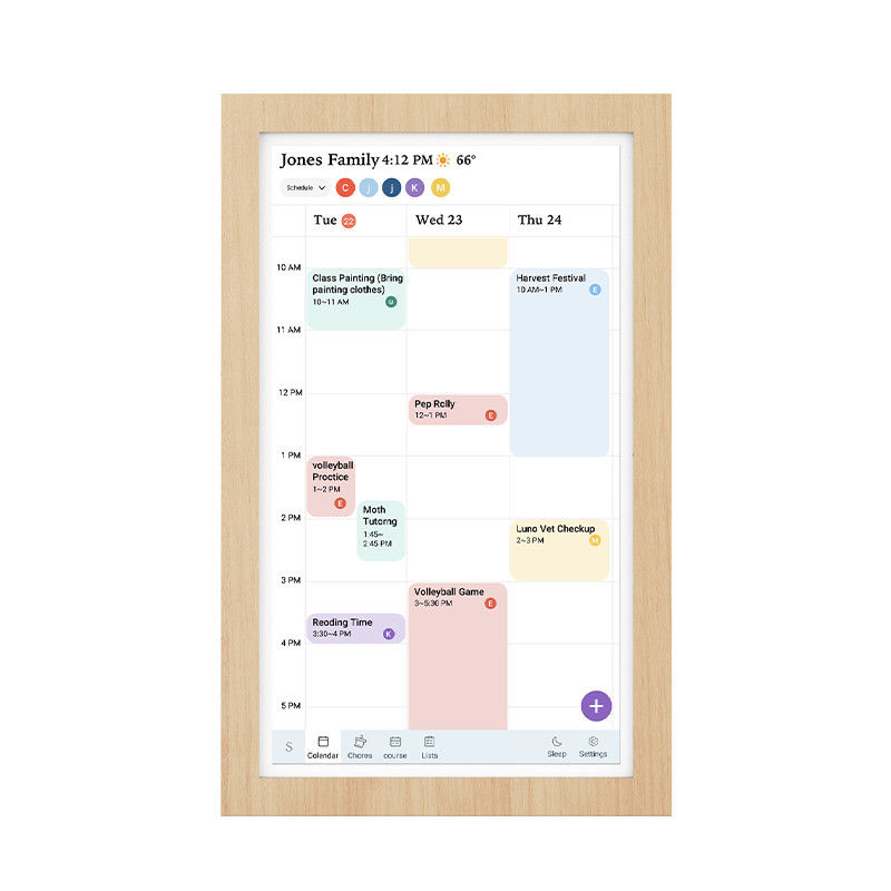 21' Wholesale Smart Home Products Bluetooth 5.3 Ultra-thin Touch Screen Tablet WiFi 6 με Mu-MIMO για ημερολόγιο