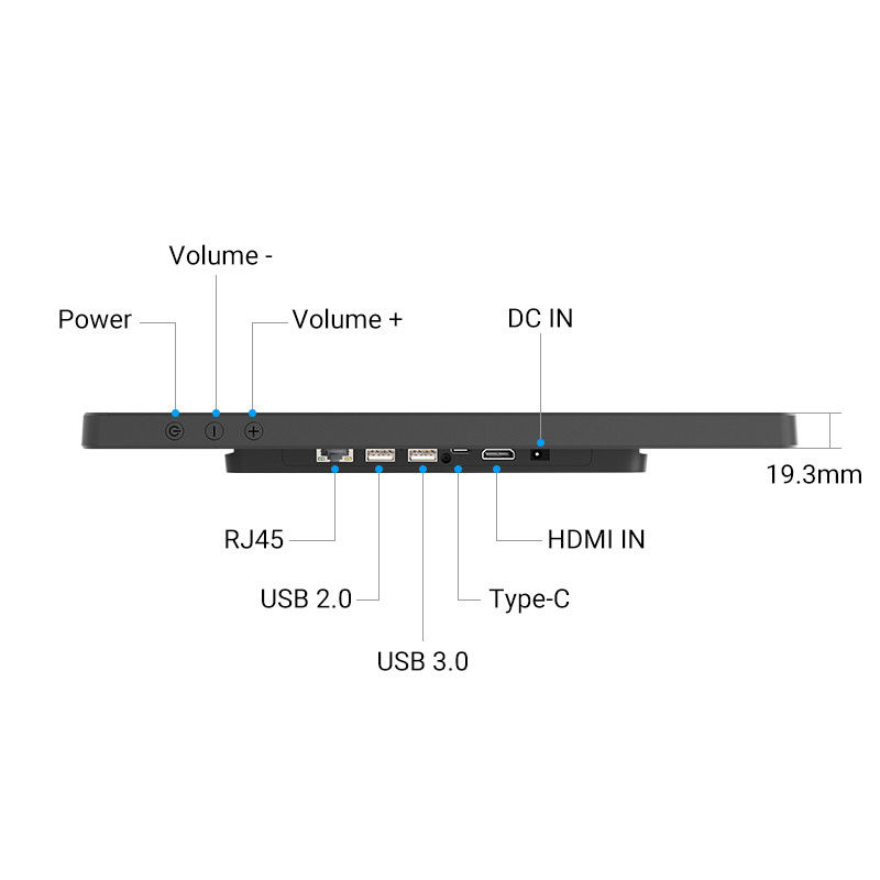 32' Android Tablet WiFi 6 Ultra-Narrow Frame για έξυπνο σπίτι Ψηφιακό ημερολόγιο
