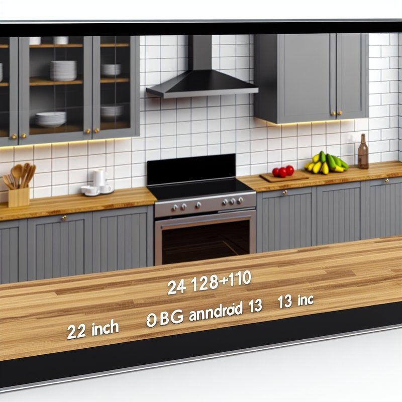 24 32 ιντσών 8+128gb Android 13 1920*1080 24 ιντσών ψηφιακή σήμανση οθόνη κουζίνα οθόνη κουζίνα σύστημα οθόνης