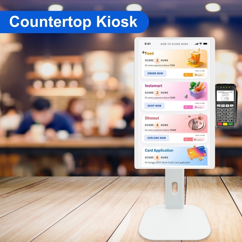 Οθόνη Κουζίνας Kds Σύστημα NFC Pos Σύστημα Οθόνη Παραγγελίας Κουζίνας Android 13 ELed Οθόνη Διαχείρισης Μενού KDS