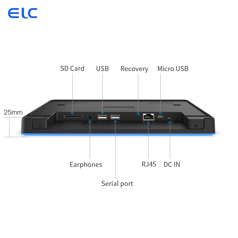 10,1 ιντσών Android Tablet για αίθουσες συσκέψεων με POE και LED Light Bar