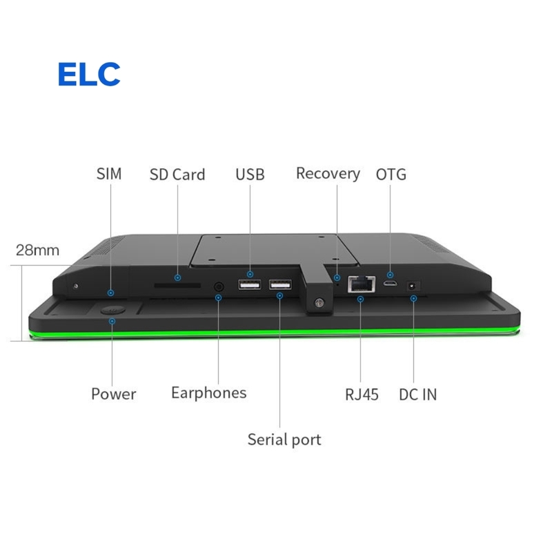 10,1 ιντσών Android Tablet για αίθουσες συσκέψεων με POE και LED Light Bar