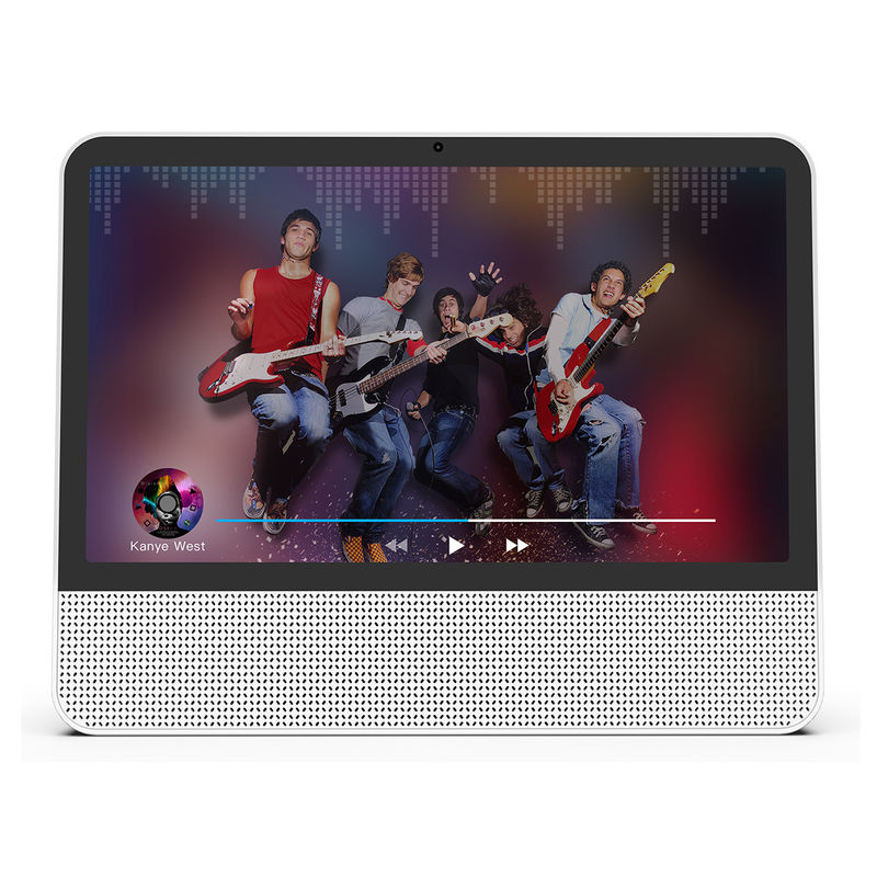 Άσπρο μαύρο SoundBox 15.6inch αρρενωπό έξυπνο ψηφιακό σύστημα σηματοδότησης οθόνης αφής