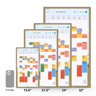 NW2499T digital calendars smart calender family digital frame calendar digital calendars