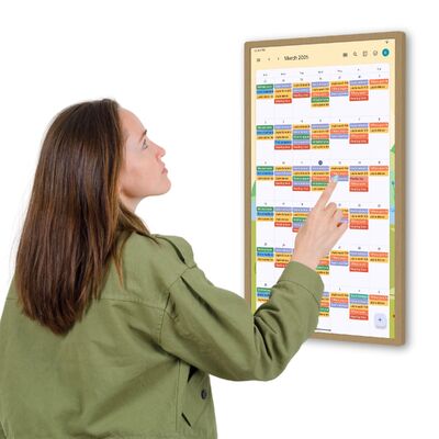 Ηλεκτρονικό οικογενειακό ημερολόγιο, ηλεκτρονικός μηνιαίος ψηφιακός οικογενειακός προγραμματιστής