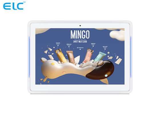 Android 8.1 Touch Screen Digital Signage , Meeting Room Display Tablet With LED Light Bar